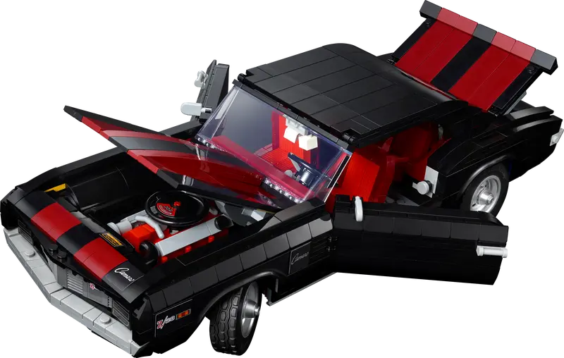 LEGO Icons 10304 Chevrolet Camaro Z28 1969, Customizable Classic Car 1456 Pcs