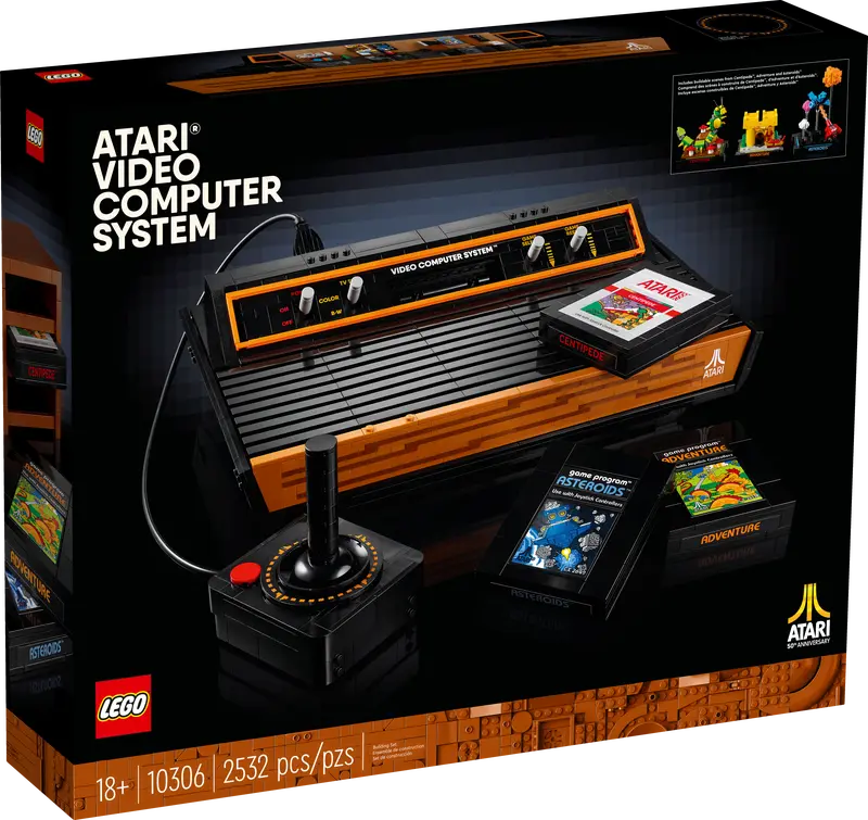 LEGO 10306 Icons Atari 2600 Retro Video Computer System Building Set New Sealed