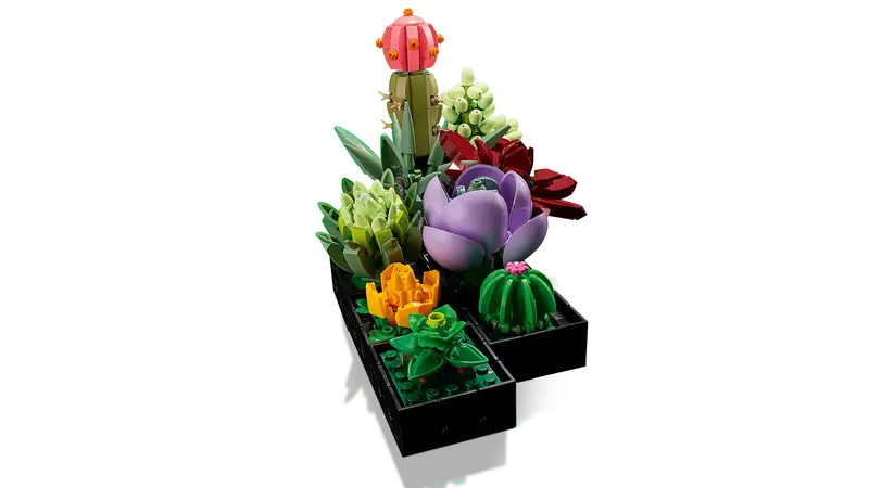 LEGO 10309 Botanical Collection Succulents Plants Gift Set For Adults - 771 Pcs