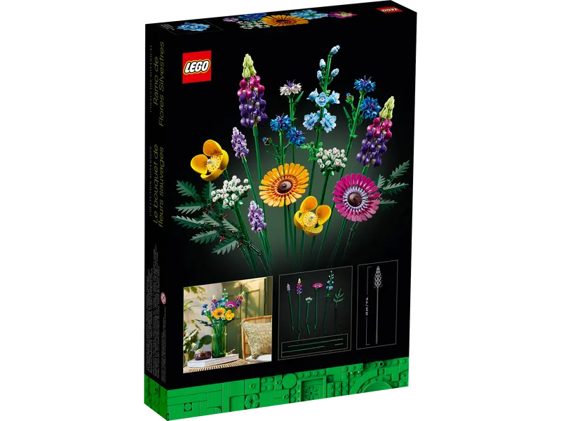 LEGO Icons 10313 Wildflower Bouquet Botanical Collection Unique Home Décor Gift