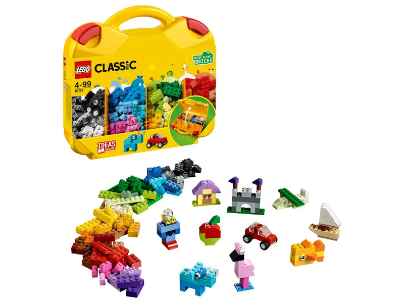 LEGO 10713 Classic Creative Suitcase Building Bricks Playset New in Box, 213 Pcs