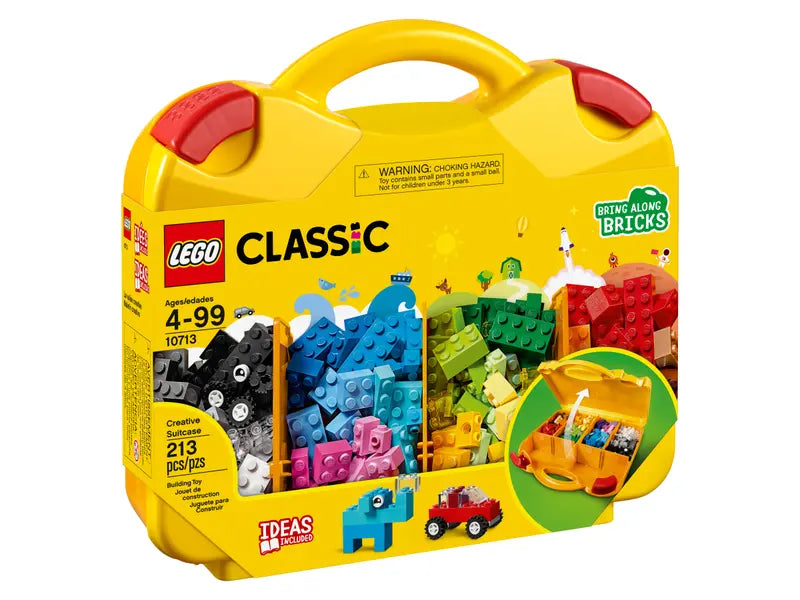 LEGO 10713 Classic Creative Suitcase Building Bricks Playset New in Box, 213 Pcs