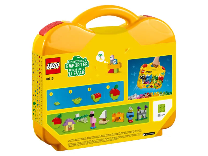 LEGO 10713 Classic Creative Suitcase Building Bricks Playset New in Box, 213 Pcs