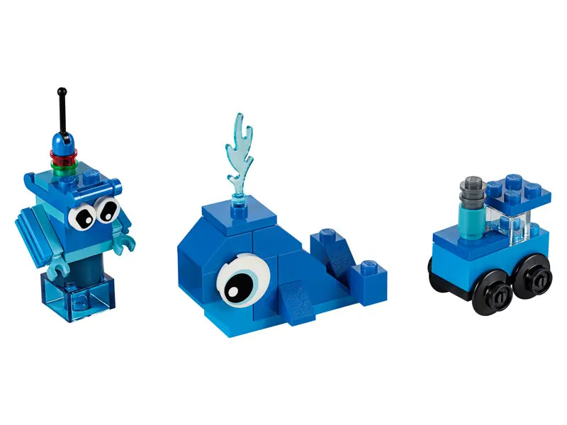 LEGO 11006 Classic Creative Blue Bricks Building Toy Starter Set For Kids 52 Pcs