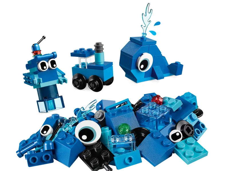 LEGO 11006 Classic Creative Blue Bricks Building Toy Starter Set For Kids 52 Pcs