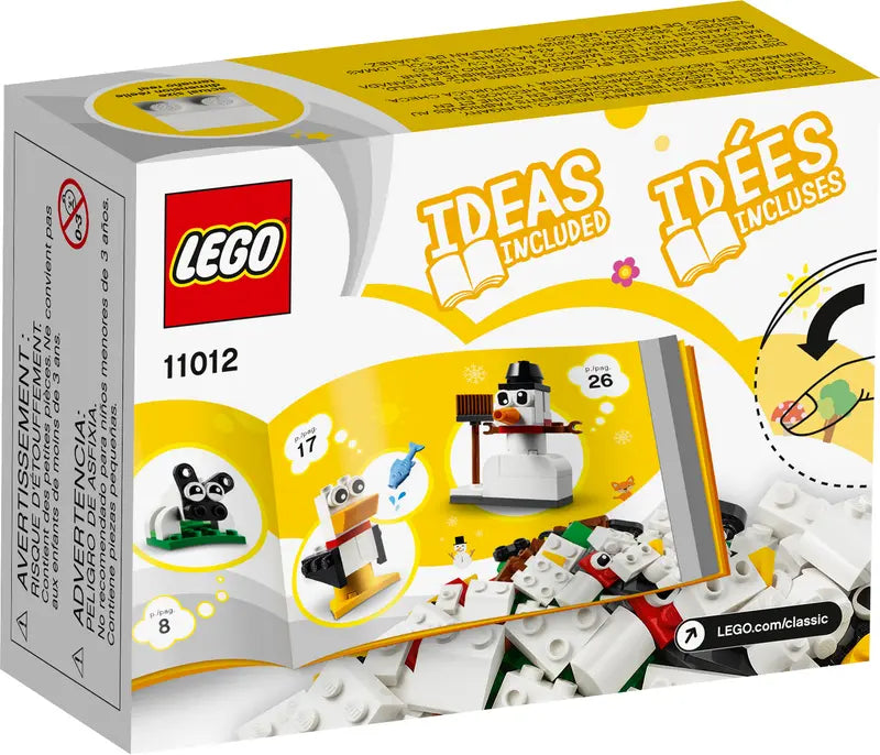 LEGO 11012 Classic Creative White Bricks Building Toy Starter Set Retired 60 Pcs