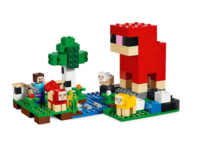 LEGO Minecraft 21153 The Wool Farm Complete Building Kit Retired Set, 260 Pcs
