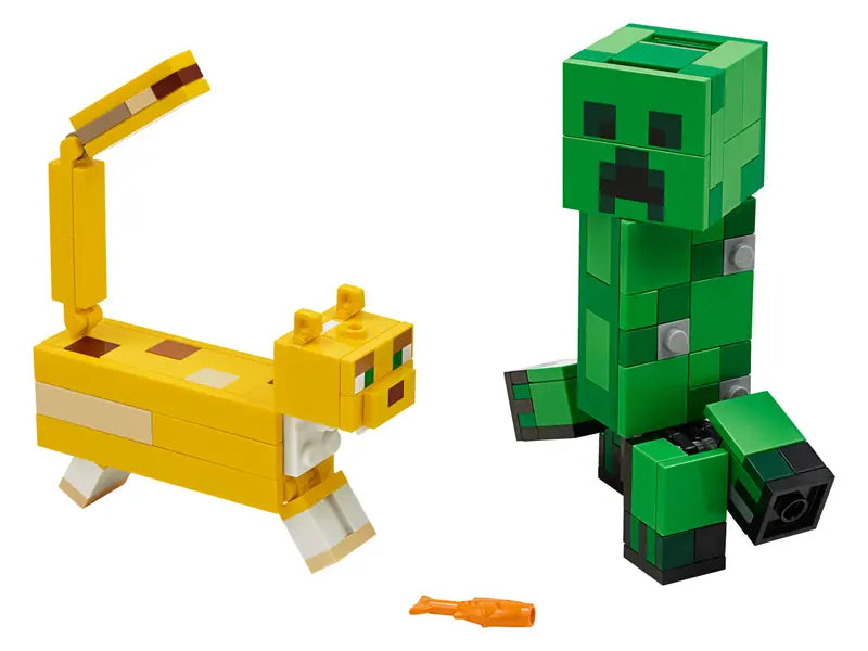 LEGO Minecraft 21156 BigFig Creeper and Ocelot Retired Building Set New, 184 Pcs