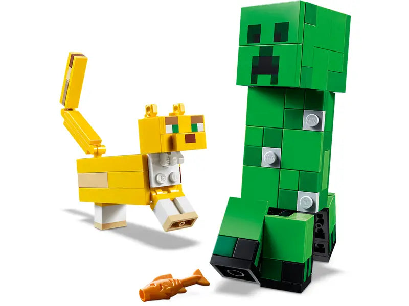 LEGO Minecraft 21156 BigFig Creeper and Ocelot Retired Building Set New, 184 Pcs