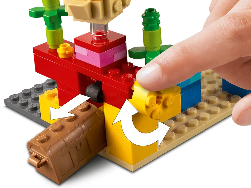 LEGO Minecraft 21164 The Coral Reef Building Playset Sealed Box Retired, 92 Pcs