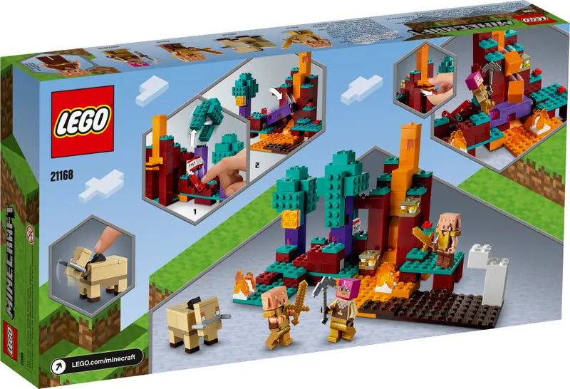 LEGO Minecraft 21168 The Warped Forest New Sealed Creative Building Kit, 287 Pcs