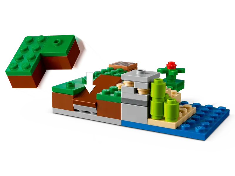 LEGO Minecraft 21177 The Creeper Ambush Building Toy Ore Mining and Animal Care