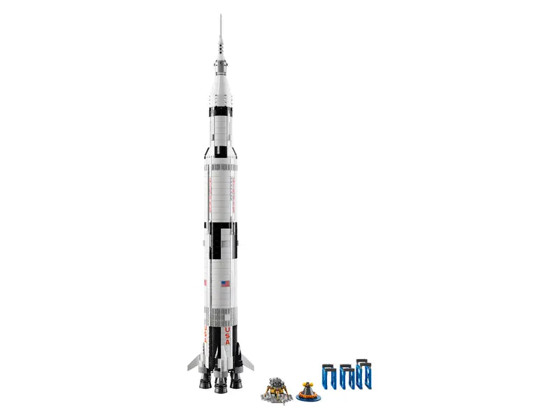 LEGO Ideas 21309 NASA Apollo Saturn V Model Rocket Science Building Kit 1969 Pcs
