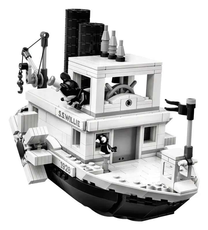 LEGO Ideas 21317 Disney Mickey Mouse Steamboat Willie Building Kit NISB, 751 Pcs