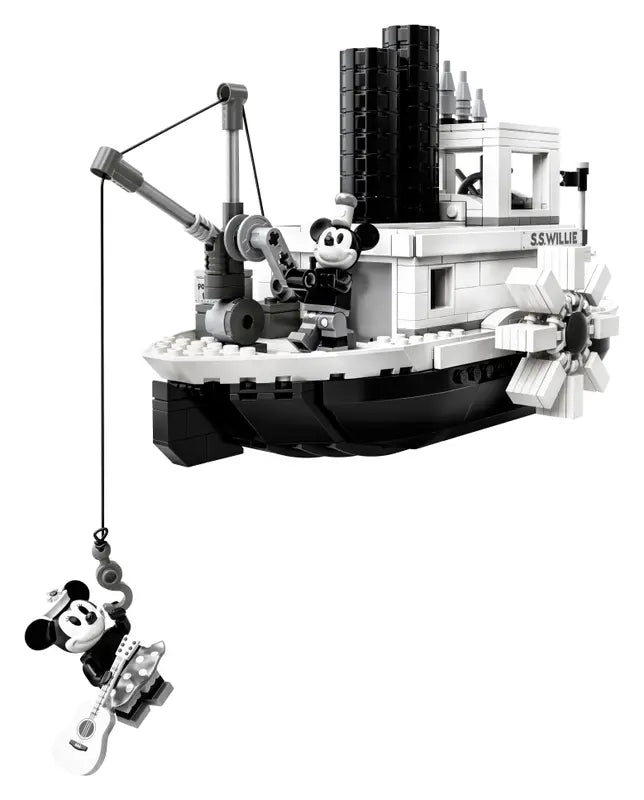 LEGO Ideas 21317 Disney Mickey Mouse Steamboat Willie Building Kit NISB, 751 Pcs