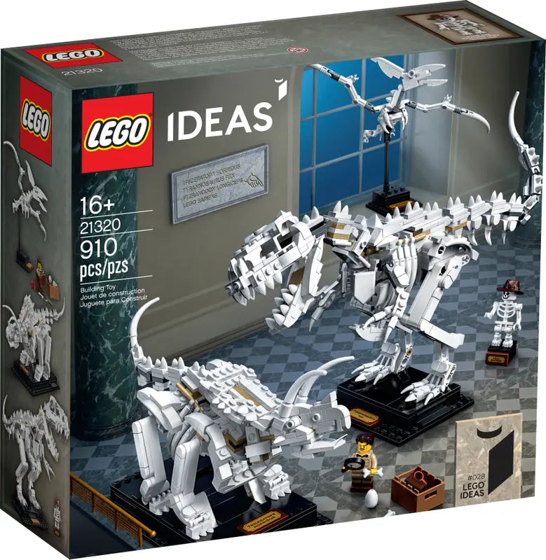 LEGO Ideas 21320 Dinosaur Fossils Collector's Model Building Toy Retired 910 Pcs