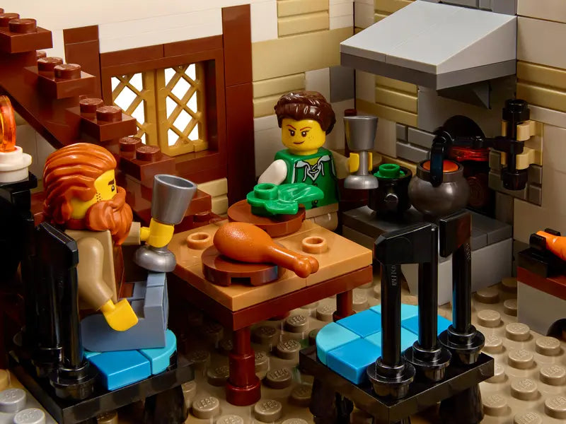 LEGO Ideas 21325 Medieval Blacksmith Collectible Home Décor Model Building Kit