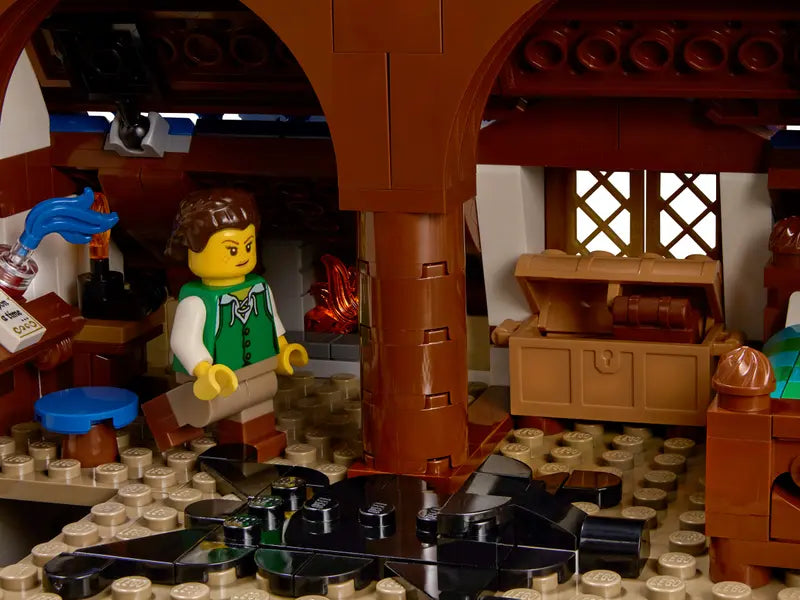 LEGO Ideas 21325 Medieval Blacksmith Collectible Home Décor Model Building Kit