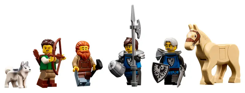 LEGO Ideas 21325 Medieval Blacksmith Collectible Home Décor Model Building Kit