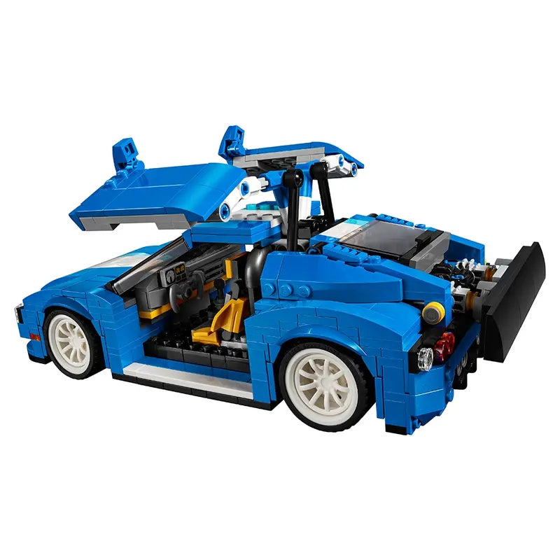 LEGO Creator 31070 Turbo Track Racer 3 in 1 Building Playset Retired New 664 Pcs