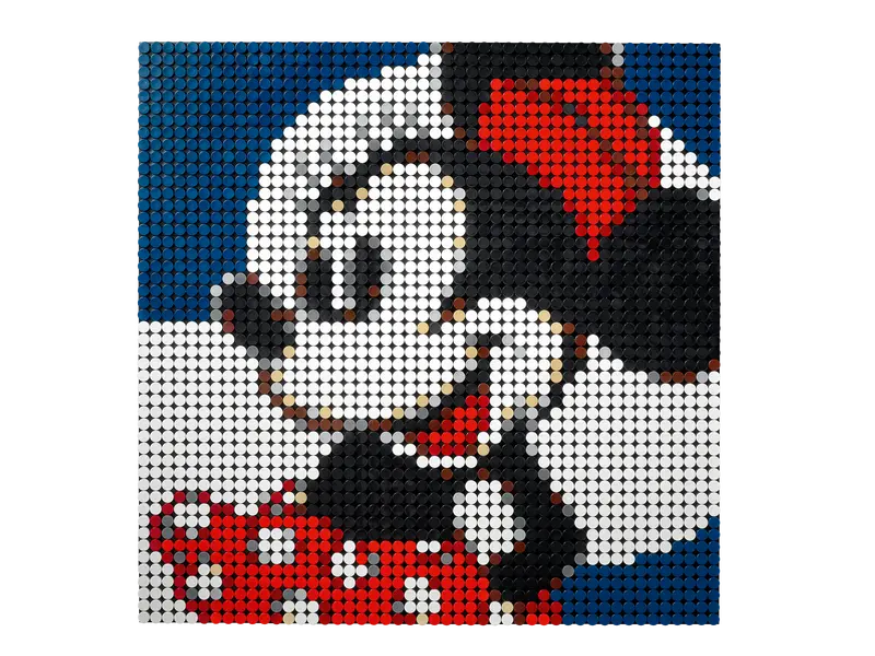 LEGO Art 31202 Disney Mickey Mouse Creative Wall Decor Portrait Retired 2658 Pcs