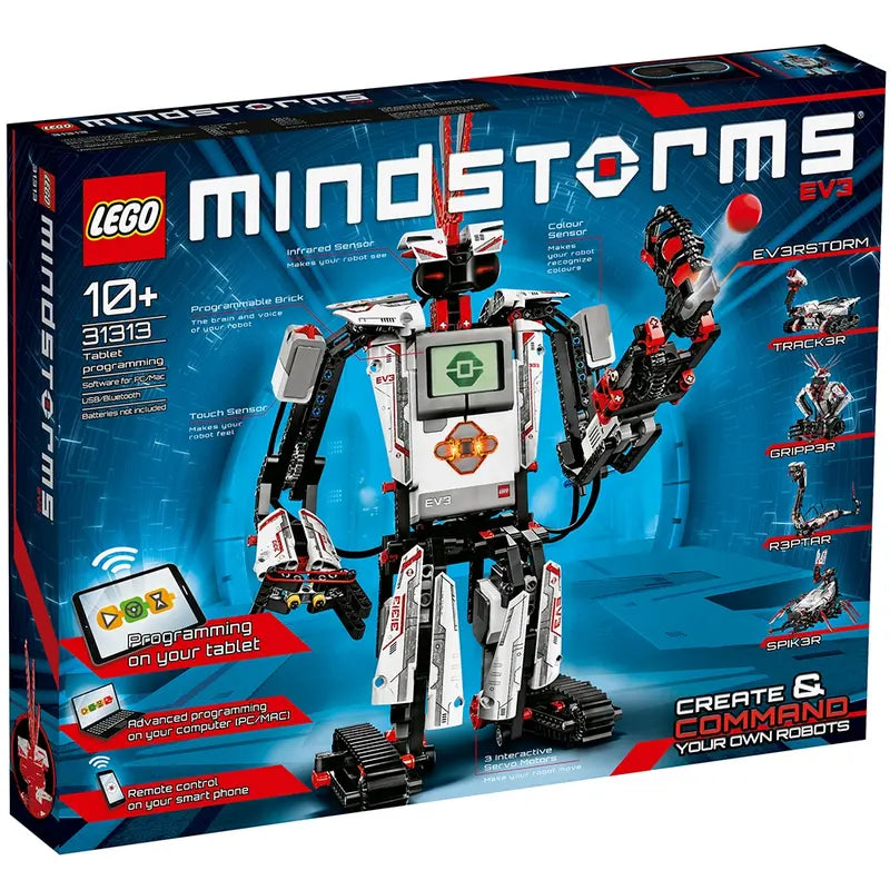 LEGO Mindstorms 31313 EV3 Storm Robotics Programming Kit Building Set, 601 Pcs