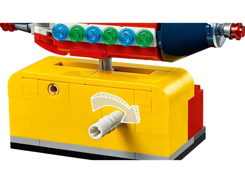 LEGO Ideas 40335 Retro Themed Space Rocket Ride Exclusive Gift, Retired 154 Pcs