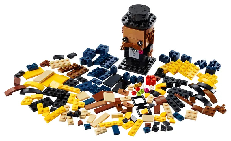 LEGO BrickHeadz 40384 Male Wedding Groom Building Kit New Factory Sealed 255 Pcs
