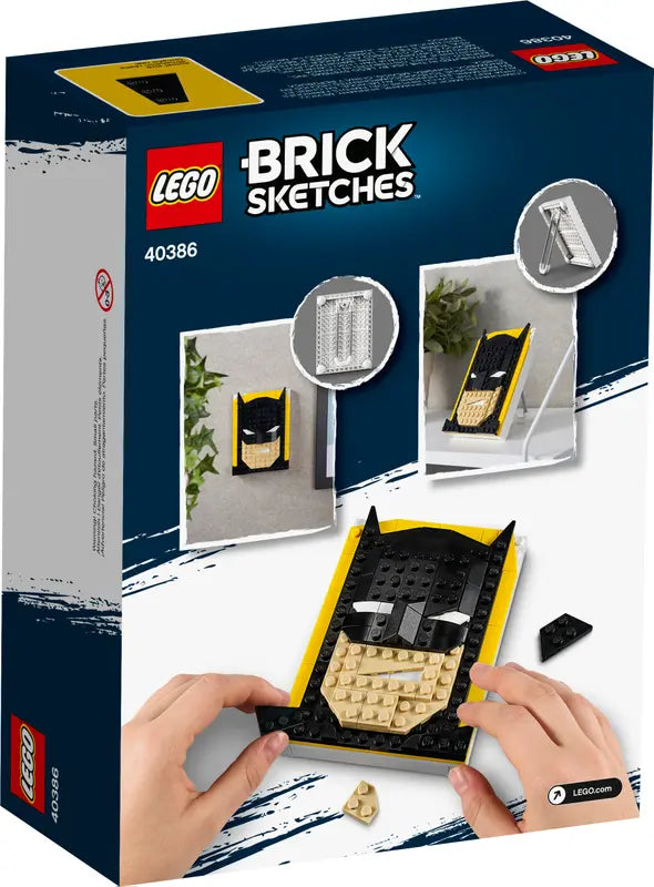LEGO Brick Sketches 40386 DC Comics Batman Retired Sealed Building Kit, 115 Pcs