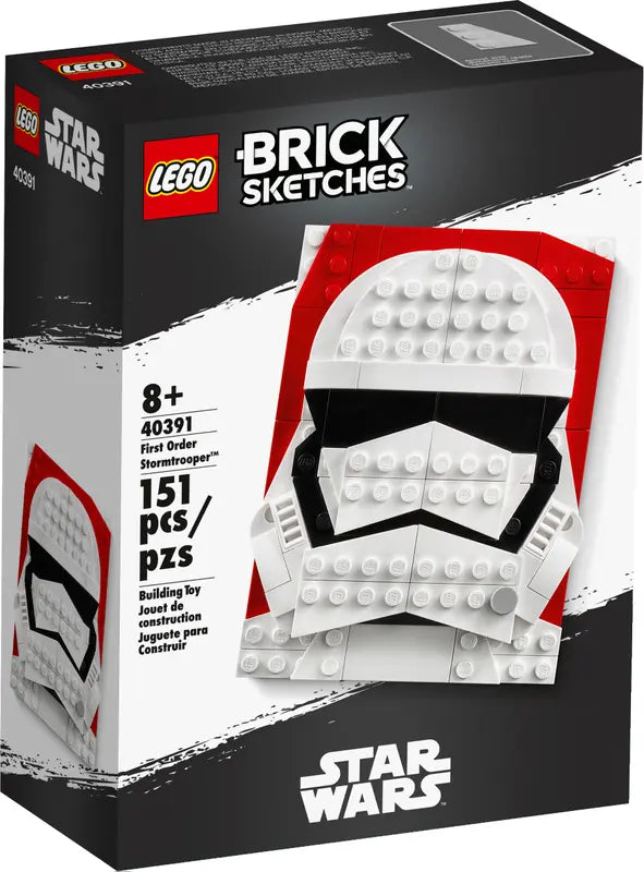 LEGO Star Wars 40391 Brick Sketches First Order Stormtrooper Building Kit 151 Pc