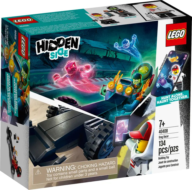 LEGO Hidden Side 40408 Drag Racer Hunt Alone Haunt Together Building Kit 134 Pcs
