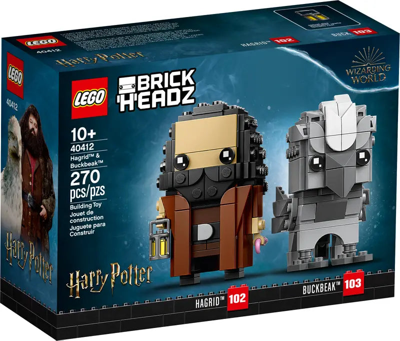 LEGO BrickHeadz 40412 Harry Potter Hagrid & Buckbeak Building Kit, 270 Pcs