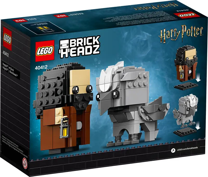 LEGO BrickHeadz 40412 Harry Potter Hagrid & Buckbeak Building Kit, 270 Pcs