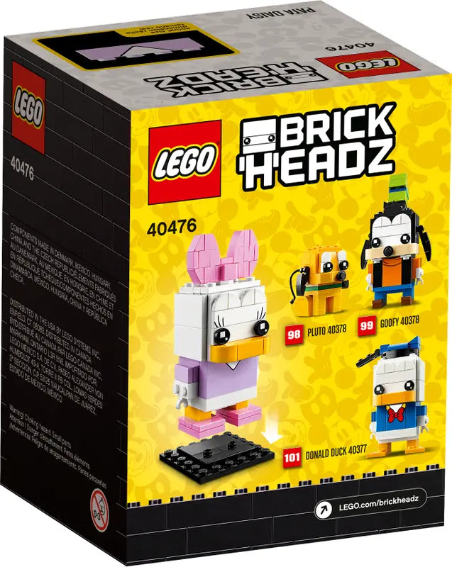LEGO BrickHeadz 40476 Disney Mickey Mouse & Friends Daisy Duck Retired, 110 Pcs