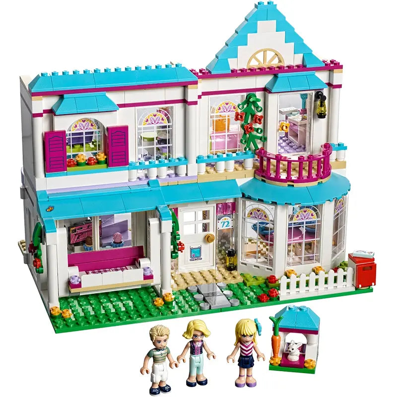 LEGO Friends 41314 Stephanie House Mini Doll House Building Set Retired, 622 Pcs