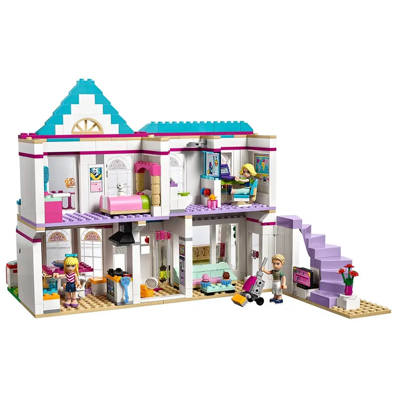 LEGO Friends 41314 Stephanie House Mini Doll House Building Set Retired, 622 Pcs
