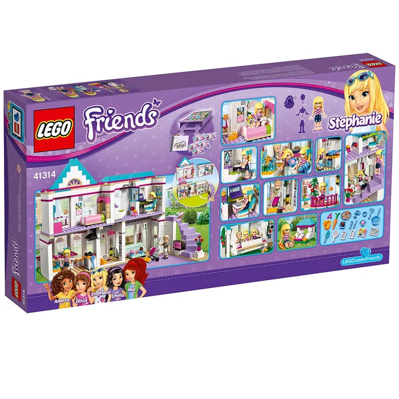 LEGO Friends 41314 Stephanie House Mini Doll House Building Set Retired, 622 Pcs