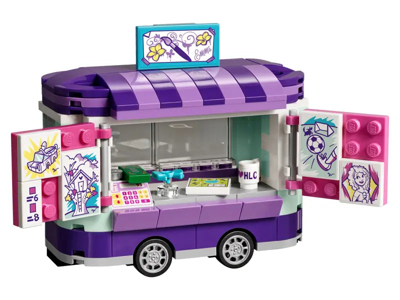 LEGO Friends 41332 Emma's Art Stand Building Toy For Kids Retired New, 210 Pcs
