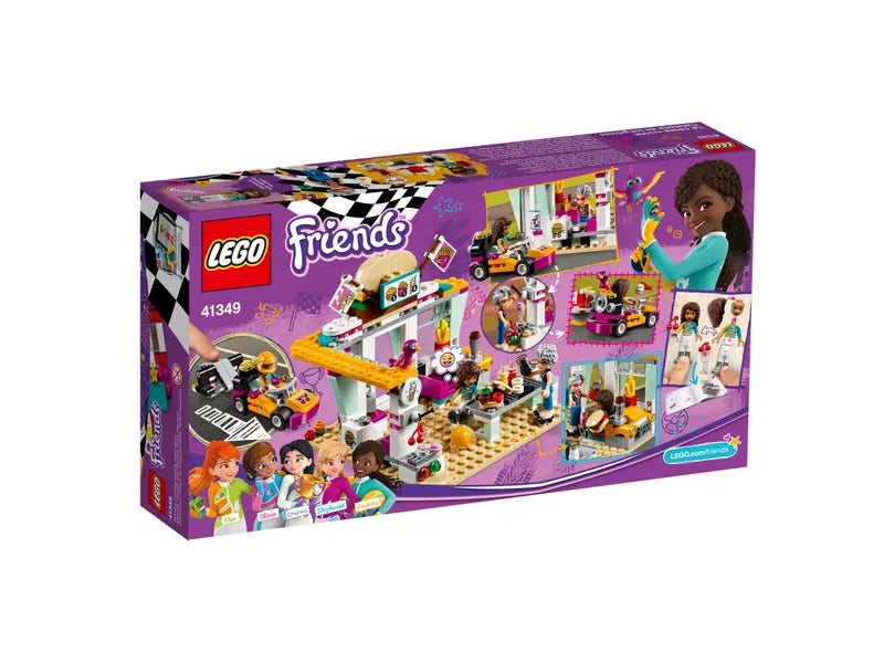 LEGO Friends 41349 Drifting Diner Rare Building Set New in Box Retired, 345 Pcs