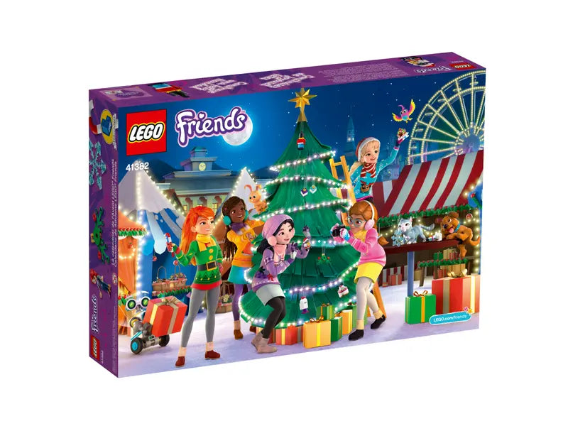 LEGO Friends 41382 Advent Calendar Includes 24 Fun Building Surprises, 330 Pcs