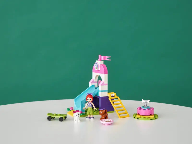 LEGO Friends 41396 Puppy Playground Starter Building Kit Best Animal Toy, 57 Pcs