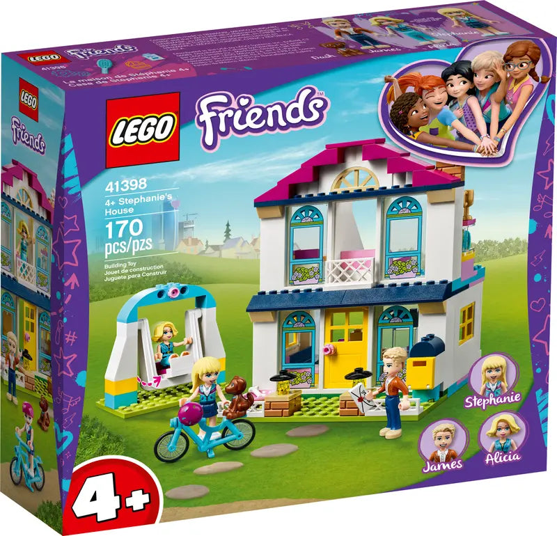LEGO Friends 41398 Stephanie's Mini Doll House 4+ Retired Building Kit, 170 Pcs