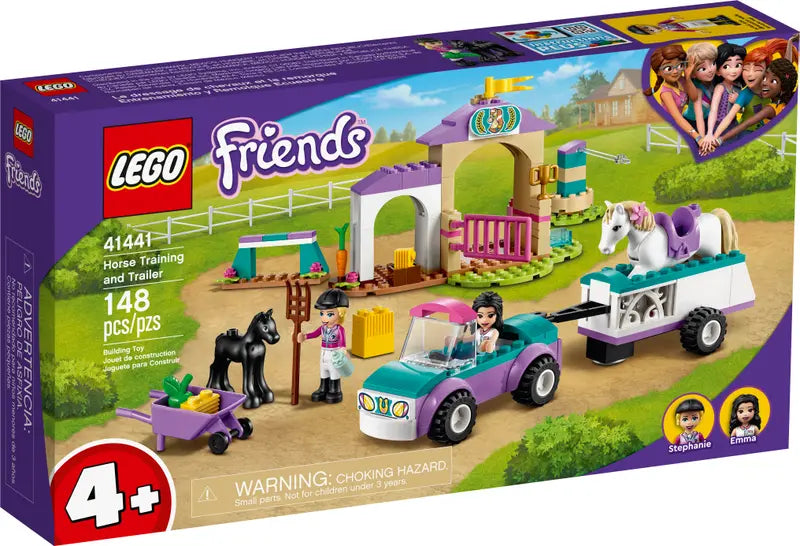 LEGO Friends 41441 Horse Training and Trailer Ranch Construction Building Kit