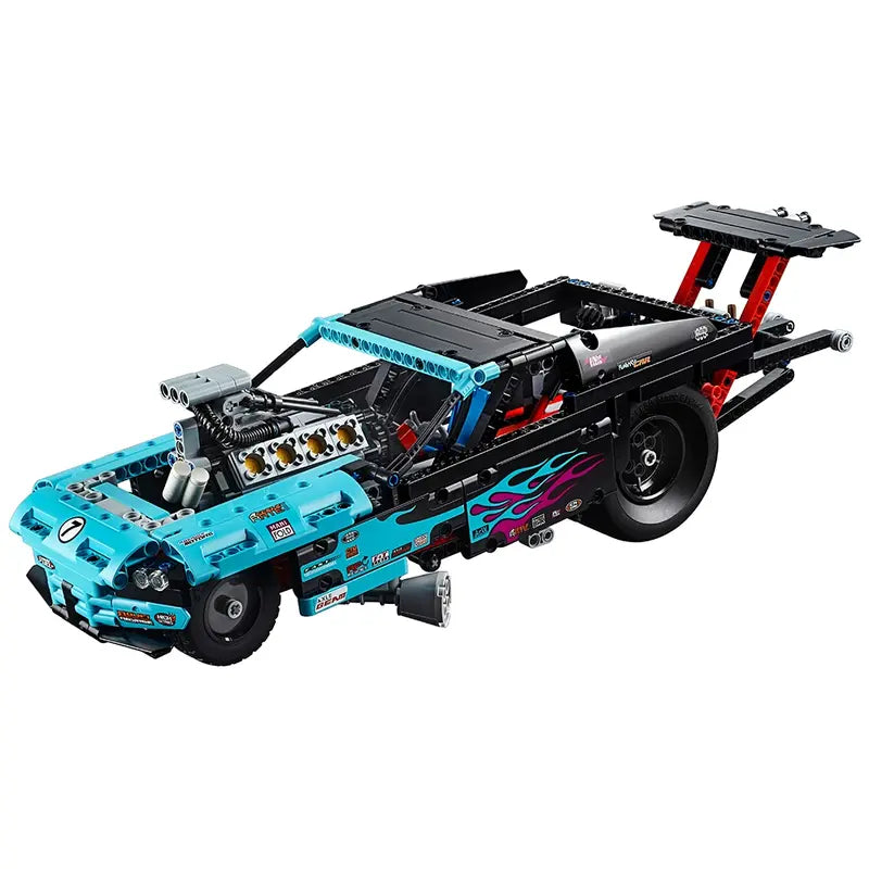 LEGO Technic 42050 High Powered V8 Drag Racer With Moving Pistons Retired - New