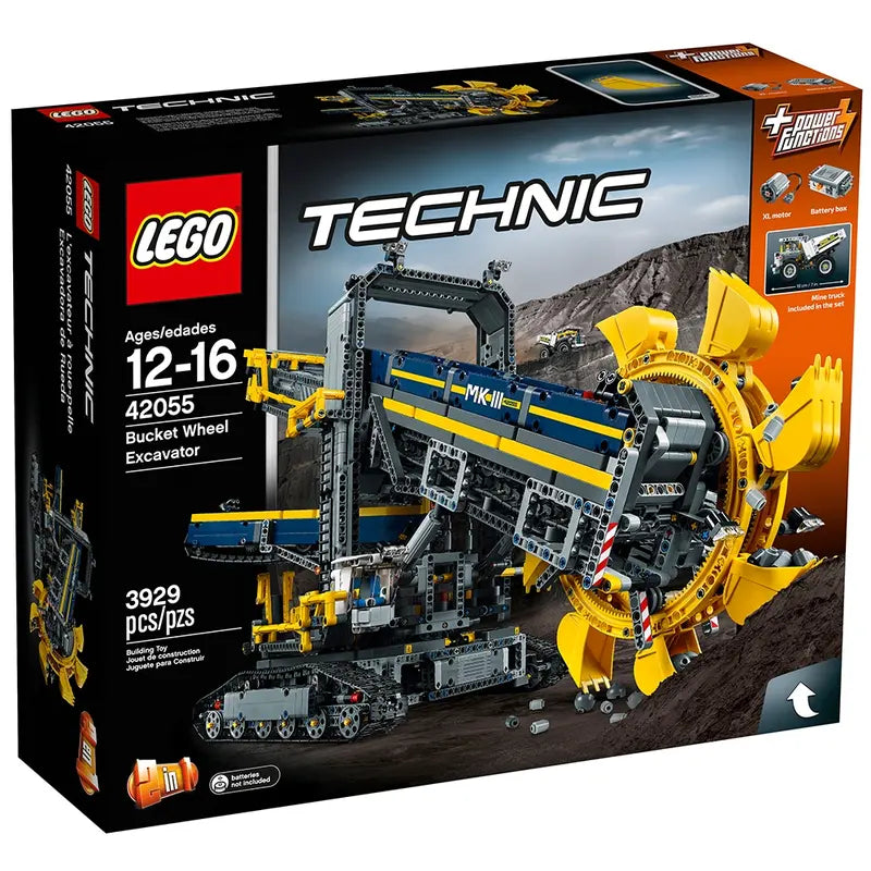 LEGO Technic 42055 Bucket Wheel Excavator New Building Kit Retired, 3929 Pcs