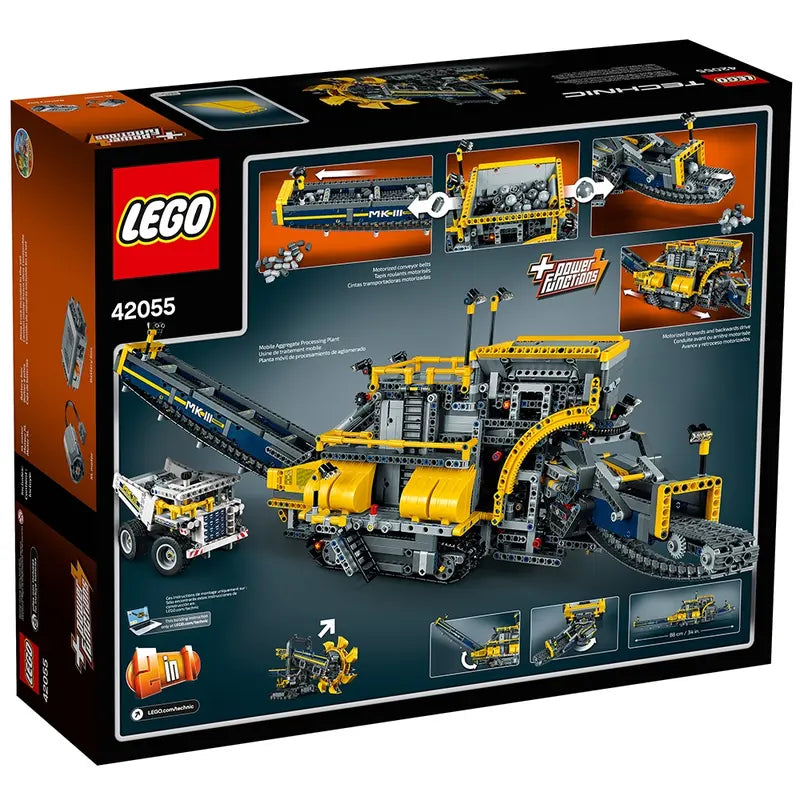 LEGO Technic 42055 Bucket Wheel Excavator New Building Kit Retired, 3929 Pcs
