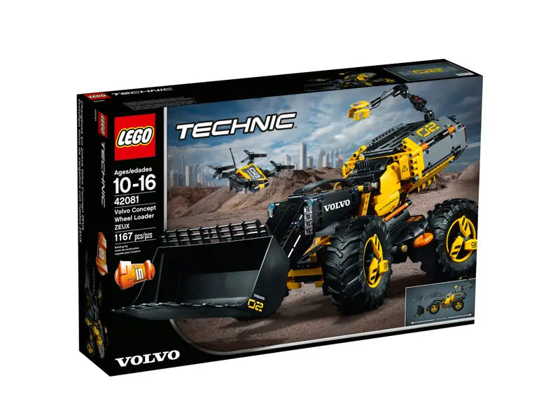 LEGO Technic 42081 Volvo Concept Wheel Loader ZEUX Building Kit Retired 1167 Pcs