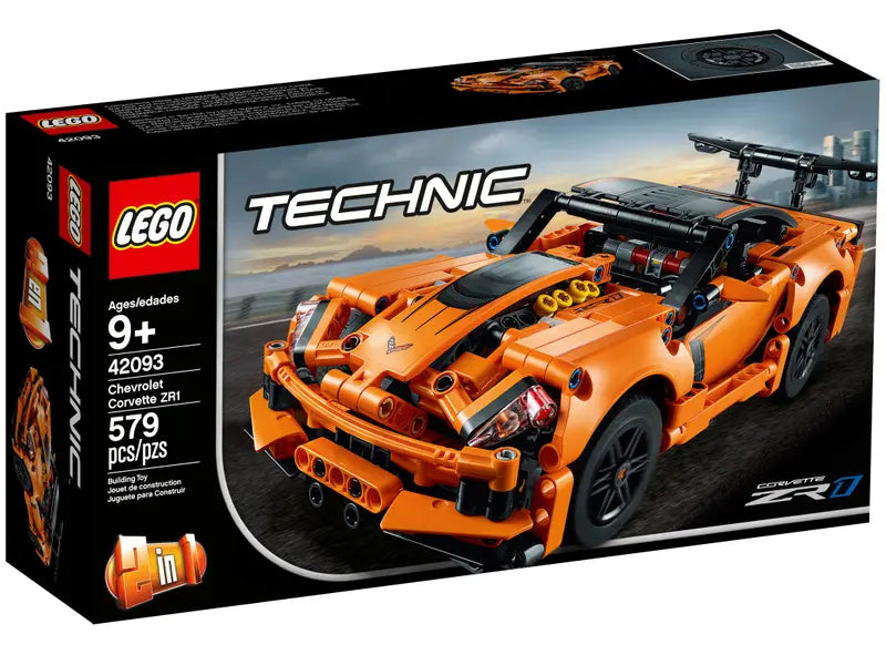 LEGO Technic Chevrolet Corvette ZR1 Collectible Car Building Kit 2 in 1, Retired
