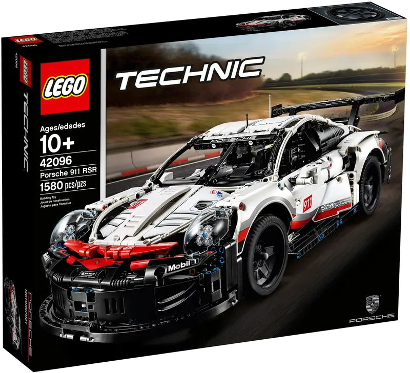 LEGO Technic 42096 Iconic Porsche 911 RSR Race Car Building Toy Retired 1580 Pcs