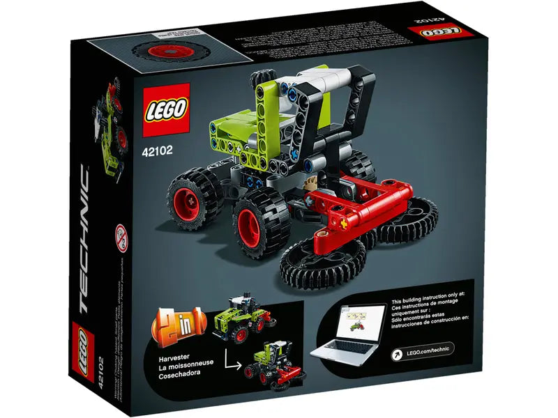 LEGO Technic 42102 Mini CLAAS XERION 2 in 1 Tractor and Harvester Building Toy